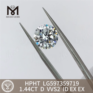 1.44CT D VVS2 ID EX EX Diamanti realizzati in laboratorio all'ingrosso Il tuo vantaggio competitivo HPHT LG597359719丨Messigems