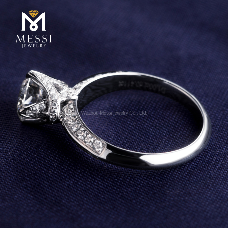 Fashion Moissanite Wedding Ring