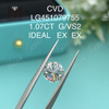 1,07 carati CVD G VS2 IDEAL Diamanti tondi brillanti realizzati in laboratorio