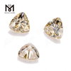 Prezzo all'ingrosso Moissanite sintetica gialla 5*5mm tagliata trilioni GRA