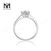 Messi Gems all\'ingrosso 1 carato DEF moissanite diamante matrimonio delicato anello in argento sterling 925