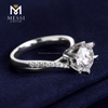 anelli di diamanti da laboratorio anello in oro 14 carati 18 carati gioielli di moda personalizzati anello di fidanzamento con diamanti da 1,5 ct