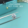 1,16 carati F VS2 Rotondo BRILLIANT EX Diamanti da laboratorio con taglio CVD