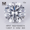 Diamanti da laboratorio HPHT D VVS2 3EX da 1,00 ct
