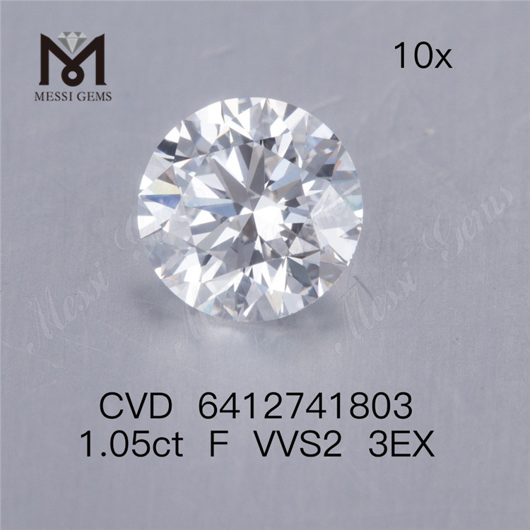 1.05ct VVS cvd diamante prezzo all'ingrosso F 3EX uomo mande diamante in vendita