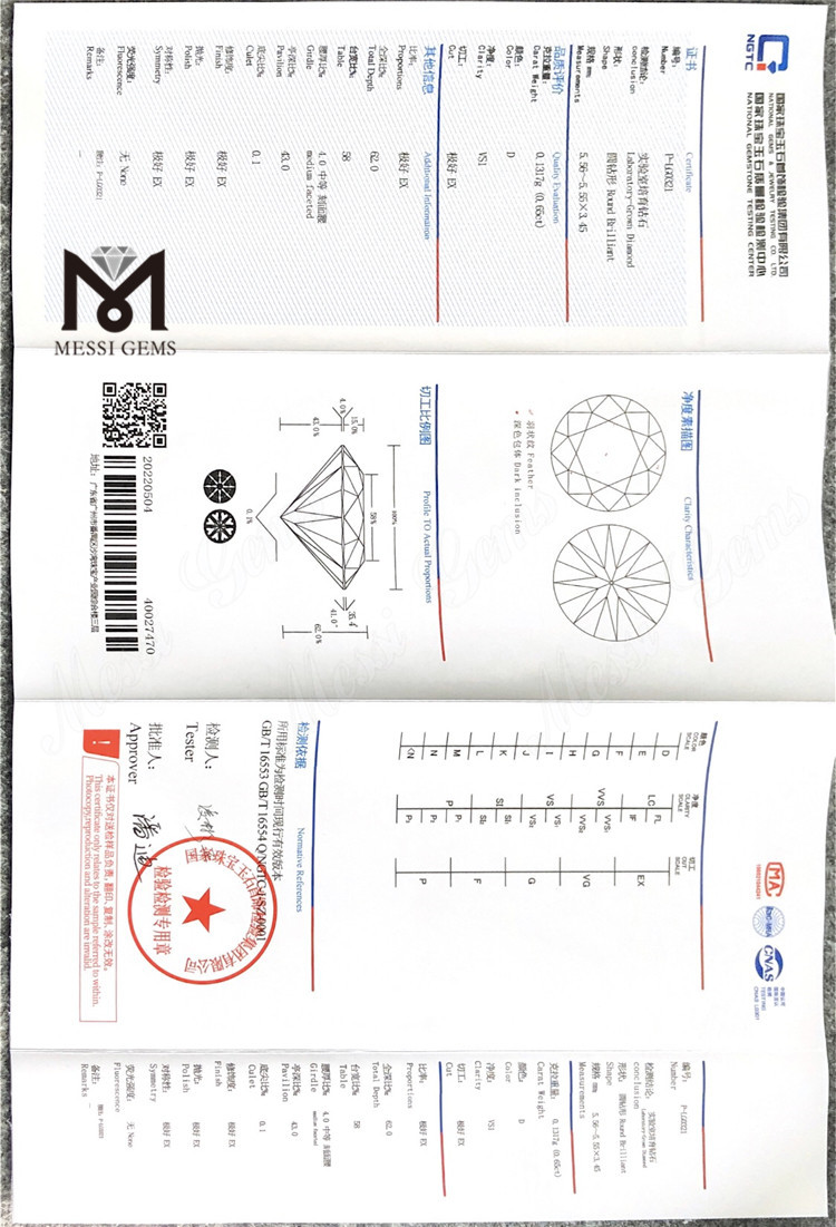 Diamante da laboratorio HPHT melle