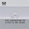 5.17CT OV D VS1 EX EX diamanti sintetici economici CVD LG579372168