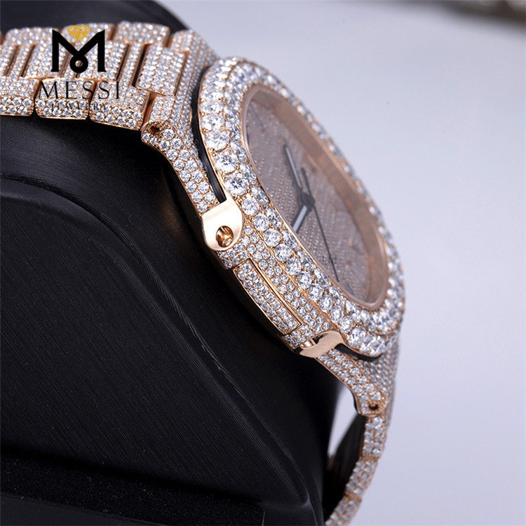Orologi Hip Hop di lusso vvs orologi moissanite design personalizzato