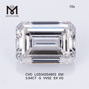 3.64CT G VVS2 EX VG EM migliori diamanti da laboratorio online CVD LG534254803