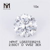 Prezzo all\'ingrosso di diamanti HPHT sciolti di forma rotonda con diamanti 2.5CT D VVS HPHT
