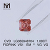 1.08CT FIOPINK VS1 EM diamante da laboratorio all\'ingrosso CVD LG365948704