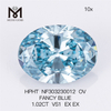1.02CT OV FANCY BLUE VS1 diamante coltivato in laboratorio all\'ingrosso HPHT NF303230012