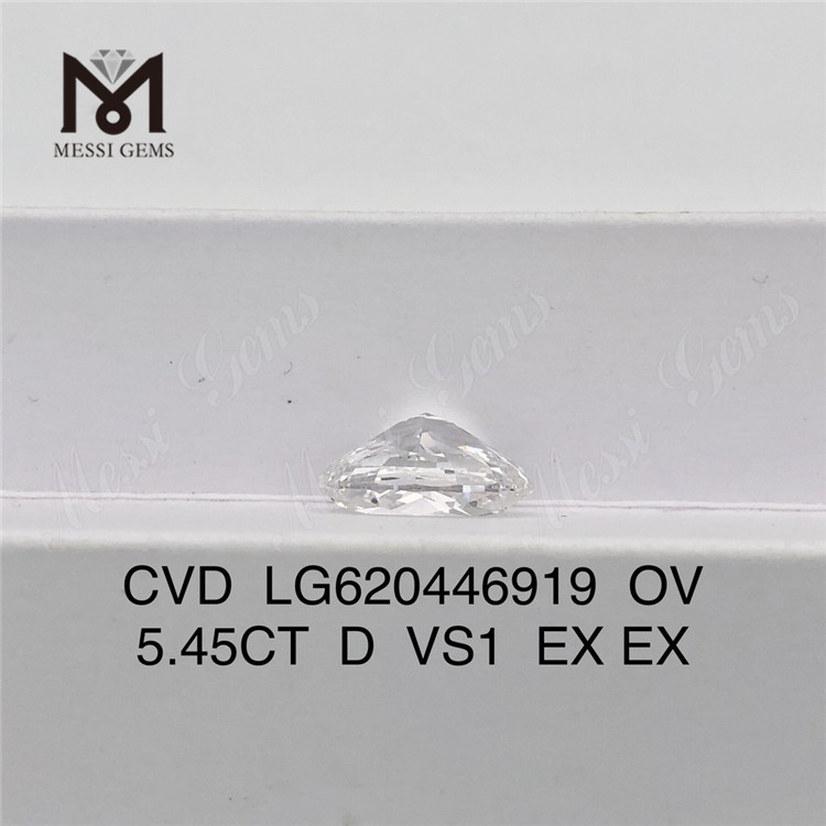 5.45CT D VS1 CVD OV diamanti prodotti all\'ingrosso丨Messigems LG620446919 