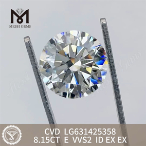 8.15CT E VVS2 ID diamanti lavorati sfusi CVD LG631425358丨Messigems