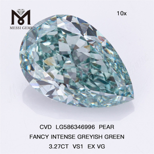 3.27CT VS1 EX VG FANCY INTENSO VERDE GRIGIASTRO ps diamanti cvd verde CVD LG586346996 