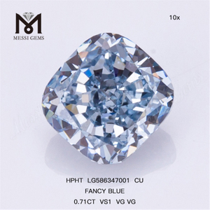 0.71CT VS1 VG VG CU BLU FANTASIA The Blue Hpht Diamond LG586347001
