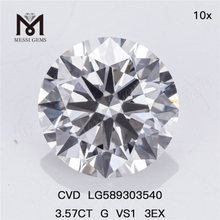 3.57CT G VS1 3EX Migliora i tuoi progetti di gioielli con il diamante CVD LG589303540丨Messigems