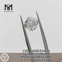 Prezzo del diamante CVD da 1,12 CT F VVS2 CVD da 1 carato丨Messigems LG600314871