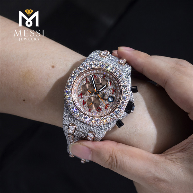miglior orologio moissanite da uomo