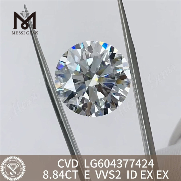 8.84CT E VVS2 ID 9ct cvd diamante sciolto Supreme Elegance丨Messigems LG604377424 
