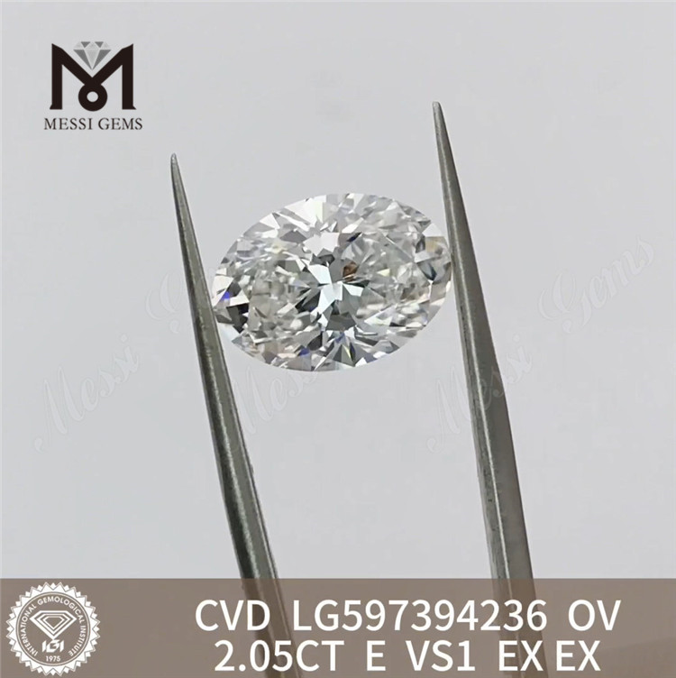 2.05CT E VS1 LG597394236 Diamante cvd OV di alta qualità a prezzi convenienti