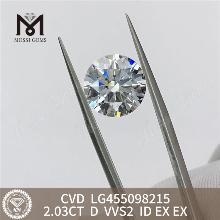 Diamanti certificati IGI da 2,03 CT D VVS2 da 2 ct Prezzi all'ingrosso丨Messigems LG455098215 
