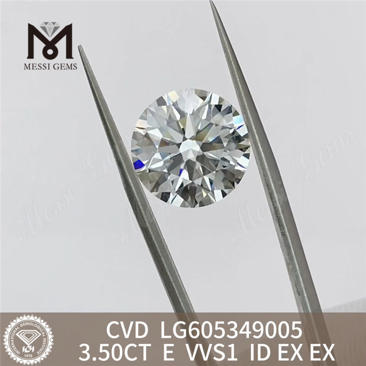 Diamanti certificati Igi da 3,50 ct E VVS1 CVD da 3 ct Brillantezza all'ingrosso LG605349005丨Messigems