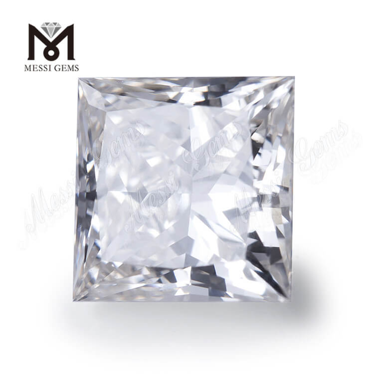 2.003ct SQ WHITE Lab Grown diamante sciolto taglio princess diamante coltivato in laboratorio