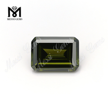 gemme cubiche all'ingrosso della pietra preziosa verde oliva profonda 18*13 allentate