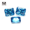 Zirconia cubica acquamarina 10x14 mm tagliata a macchina ottagonale in pietra preziosa sciolta