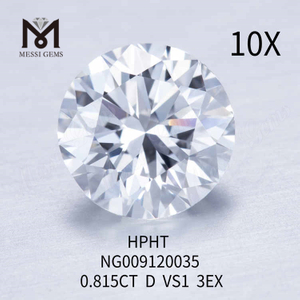 0,815 carati D VS1 diamanti rotondi creati in laboratorio prezzo 3EX
