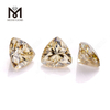 Prezzo all'ingrosso Moissanite sintetica gialla 5*5mm tagliata trilioni GRA