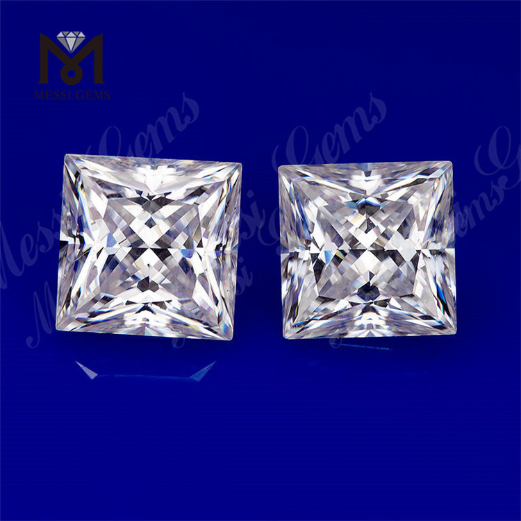 Produttore di moissanite Moissanite sciolto bianco trasparente di alta qualità 9 * 9mm