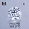 1,23 carati D VS1 Rotondo BRILLANTE IDEALE Diamante tagliato in laboratorio IGI