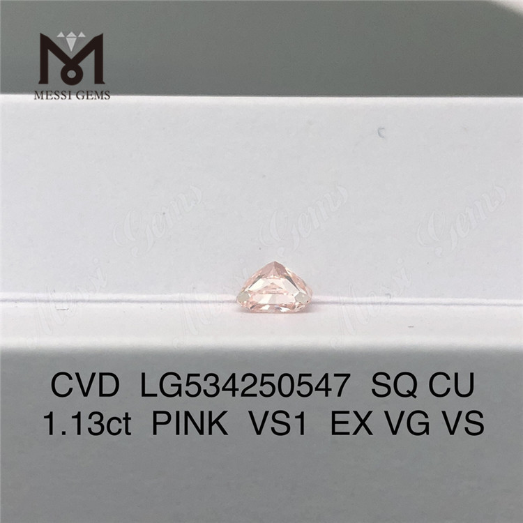 1.13ct VS1 EX VG VS CVD CU diamante rosa coltivato in laboratorio prezzo IGI LG534250547