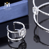 1.14ct 18k gpld moda anello nuziale donne regalo gioielli in oro DEF anello di diamanti Moissanite