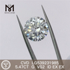 5.47CT G vs2 rotondo miglior diamante da laboratorio sciolto cvd 5ct rd diamante da laboratorio sciolto all\'ingrosso
