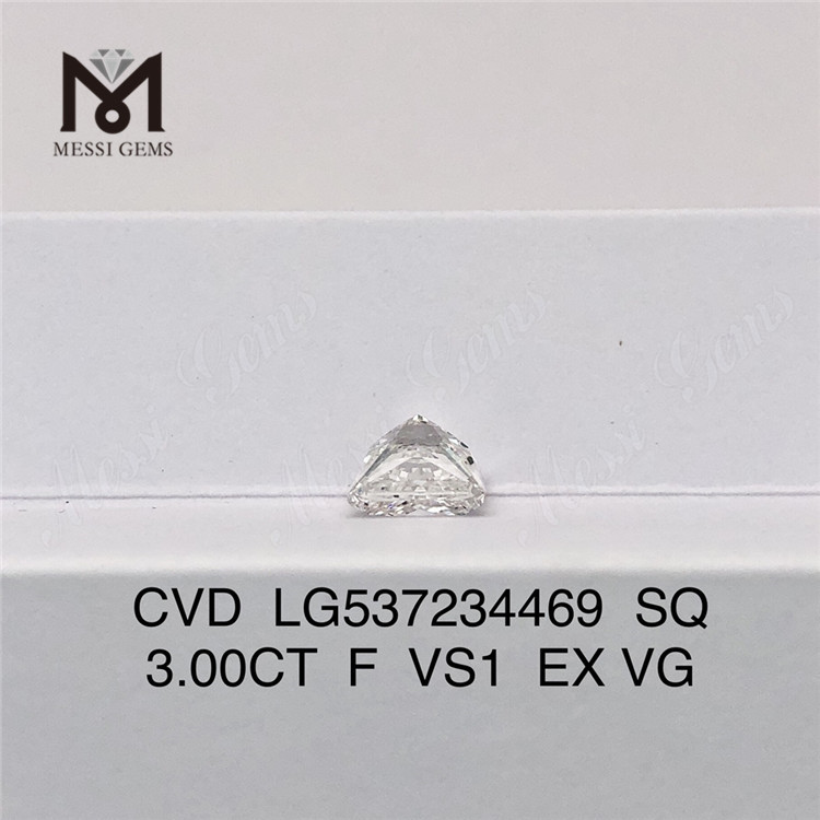 3ct F cvd migliore vendita diamante da laboratorio sciolto SQ vs1 diamante bianco da laboratorio sciolto prezzo di fabbrica all\'ingrosso