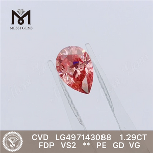 1.29CT FDP VS2 PE GD VG diamante coltivato in laboratorio CVD LG497143088