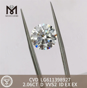 2.06CT D VVS2 ID Acquista diamanti sciolti da laboratorio Qualità certificata IGI丨Messigems LG611398927