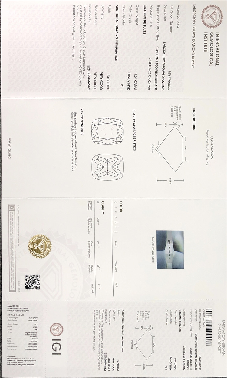 Diamanti simulati da 1,64 ct