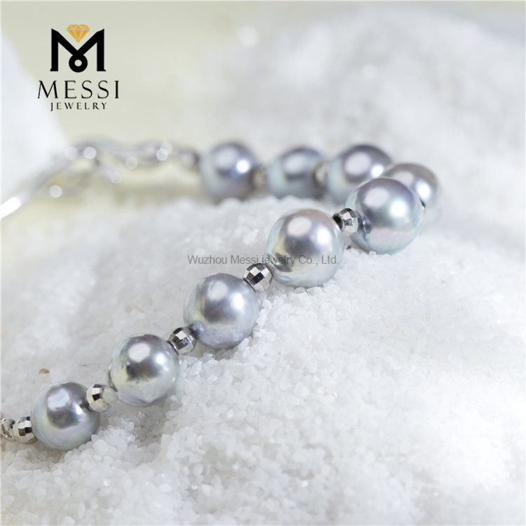 Braccialetti di perle Akoya S925 da 7-8 mm Sofisticazione