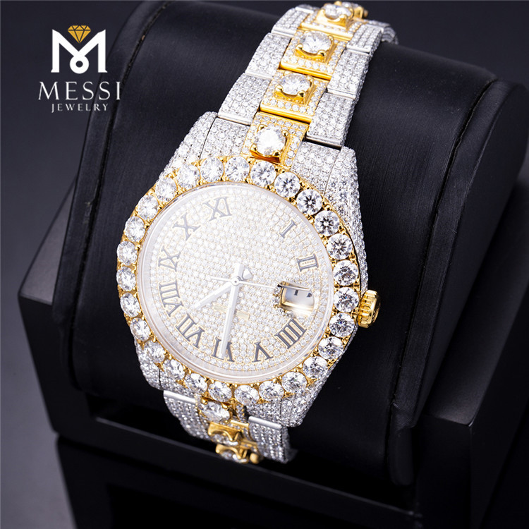 orologi in oro moissanite economici