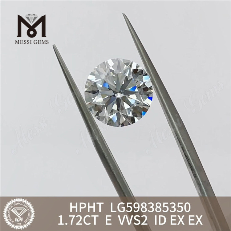 1.72CT E VVS2 ID rd hpht diamante Eco-Friendly Luxuryrd丨Messigems LG598385350