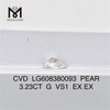 Certificato igi da 3,23 ct per diamante VS Diamanti CVD convenienti per designer di gioielli丨Messigems LG608380093