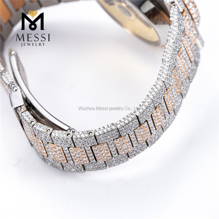 Orologi da uomo Moissanite combinati di lusso ed eleganza per uomo MSA-579