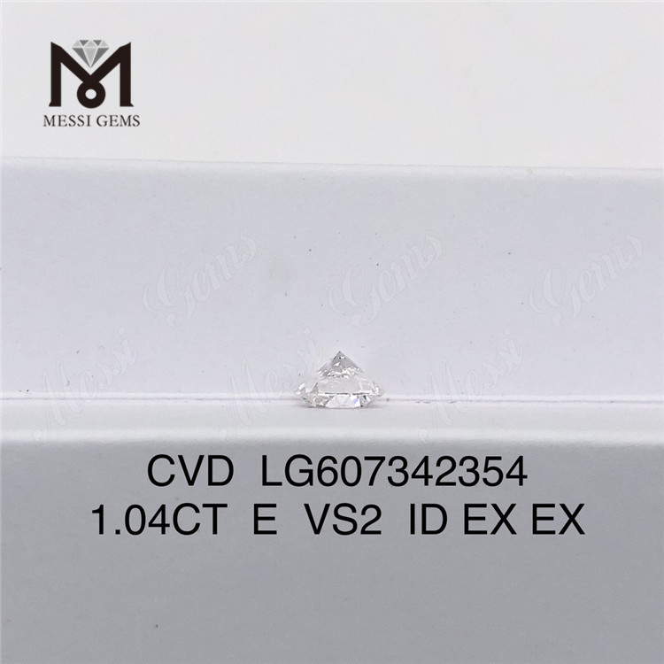 1.04CT E VS2 CVD Lab Diamond per gioielli sostenibili丨Messigems LG607342354