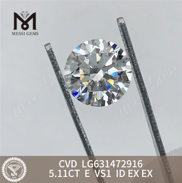 5.11CT E VS1 ID CVD diamante coltivato in laboratorio Cina LG631472916 di Messagems 