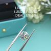 1.25ct F VVS2 RD IDEAL Cut Grade lab diamonds Diamante HPHT in vendita