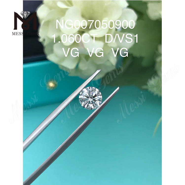 1.060CT D Rotondo Hpht Diamante VS1 Grado di taglio VG